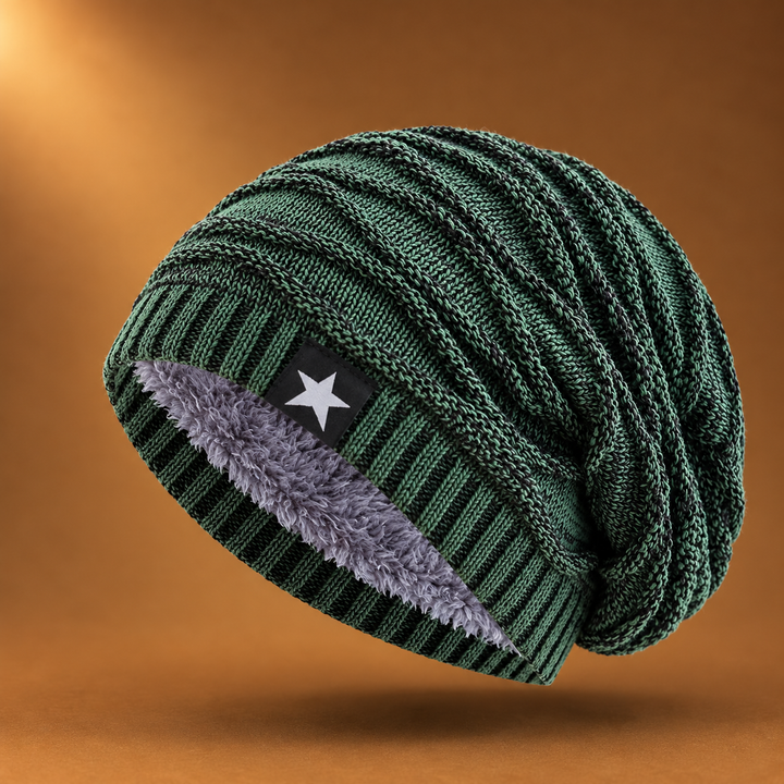 Hollis - Gorro De Punto Con Forro Polar