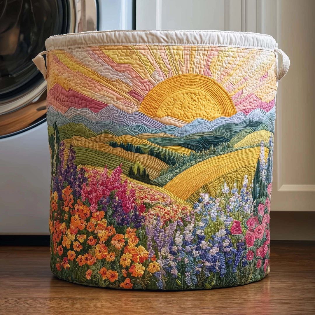 Crestelle - Cesta Decorativa De Almacenamiento Acolchada a Mano