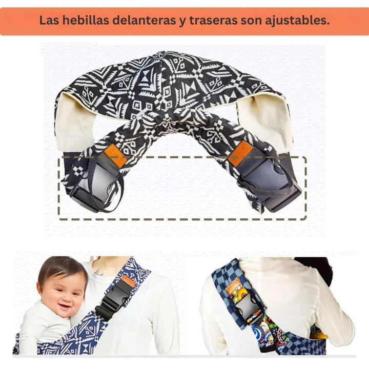 BabyBloom - Portabebés Ajustable Con Ssiento Para La Cadera