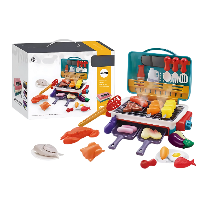 GrillMagic - Juego de Barbacoa con Comida que Cambia de Color