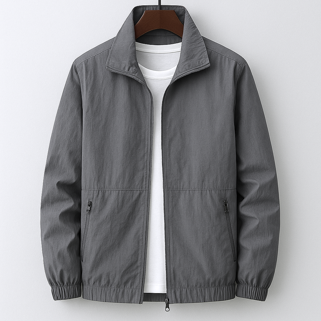 Granville - Chaqueta Casual Ligera Con Cuello Alzado