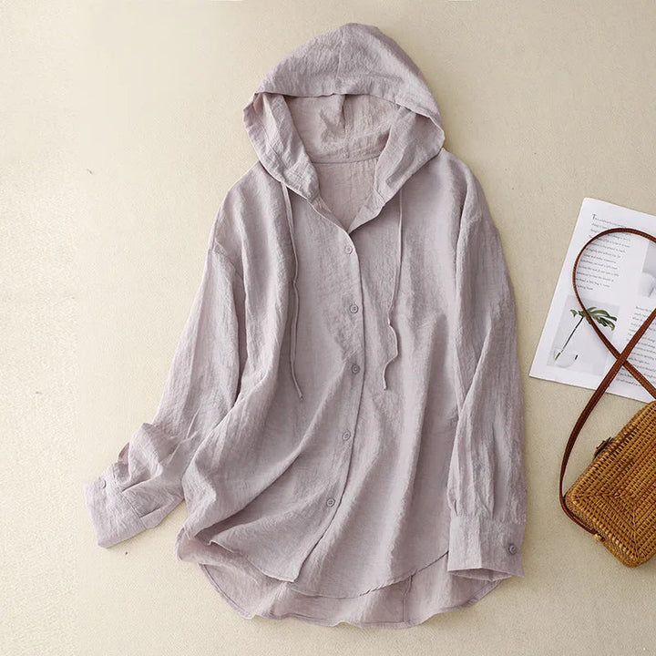 Davina - Blusa De Manga Larga Con Capucha