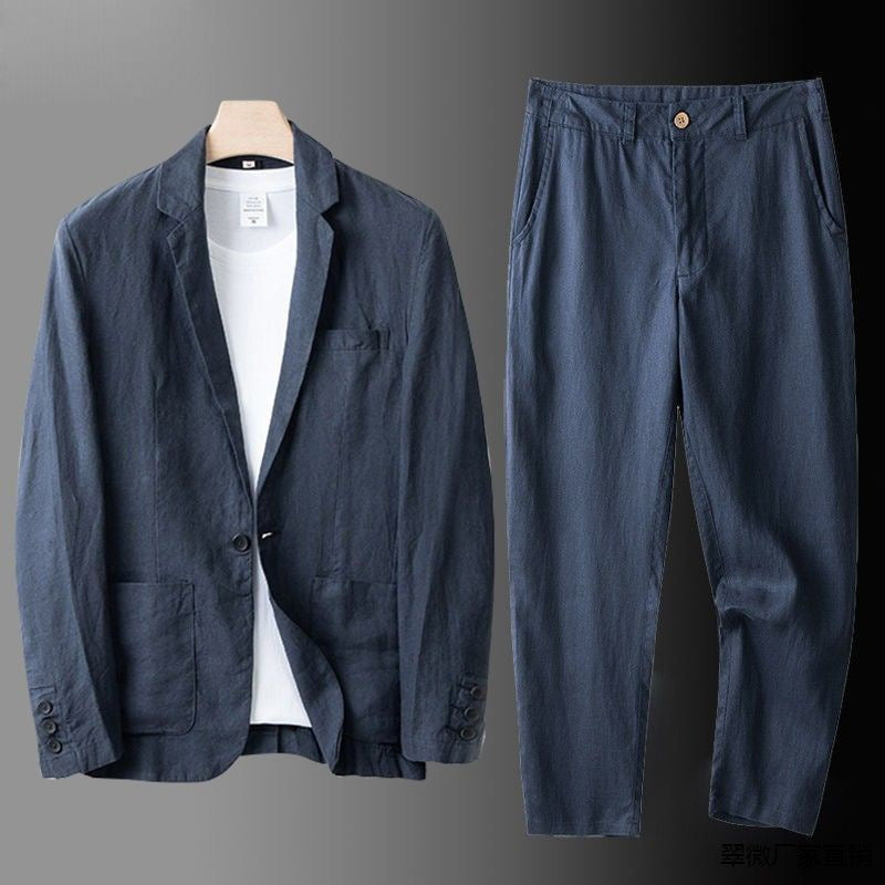 Sverrir - Traje De Dos Piezas De Lino