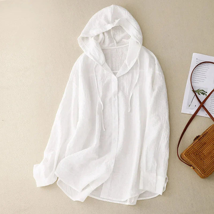 Davina - Blusa De Manga Larga Con Capucha
