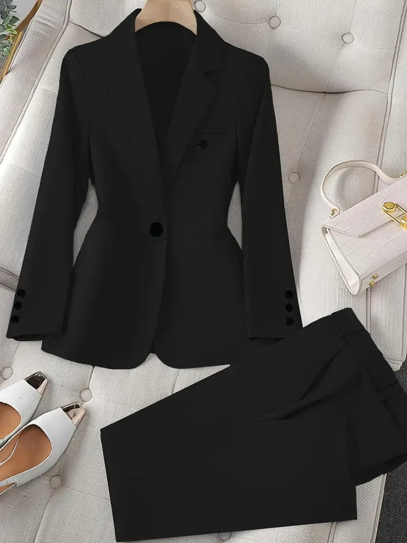 Tazmin - Elegante Traje de Chaqueta y Pantalón