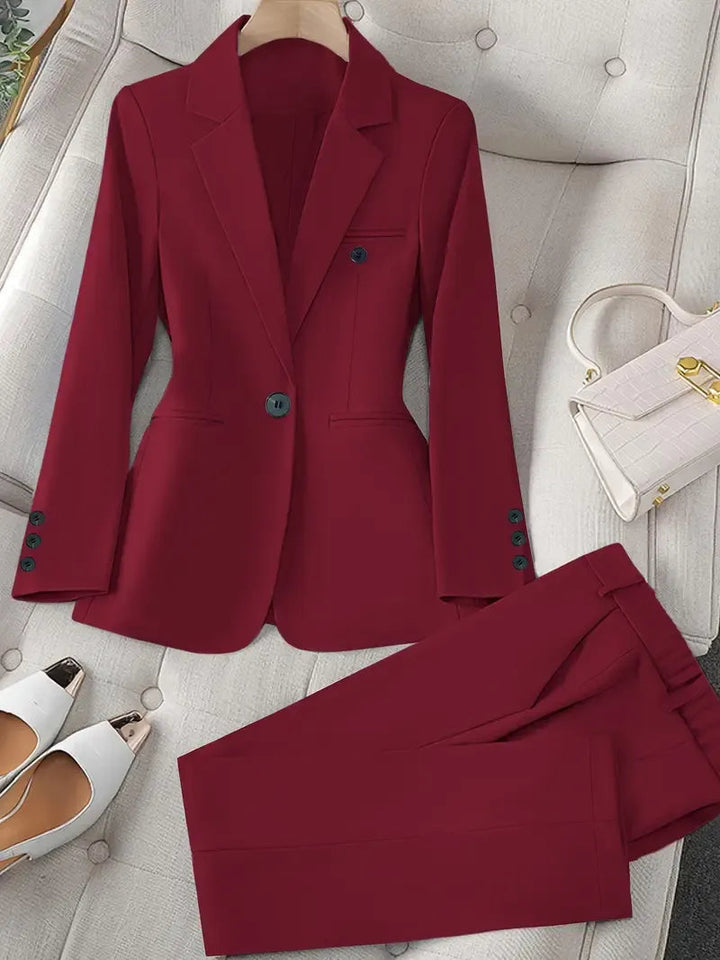 Tazmin - Elegante Traje de Chaqueta y Pantalón