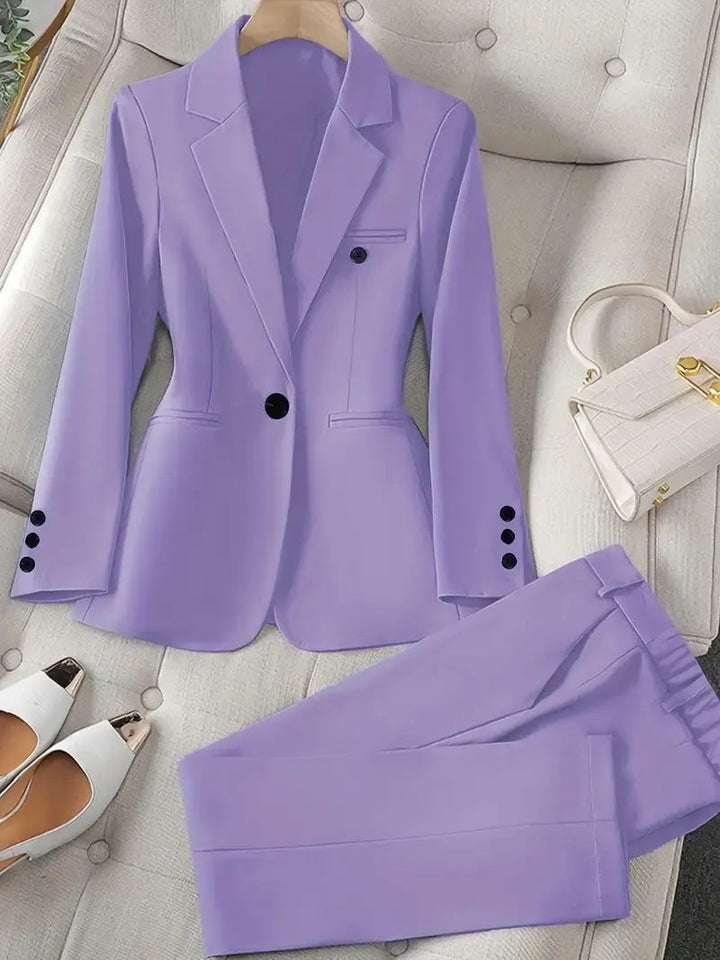 Tazmin - Elegante Traje de Chaqueta y Pantalón