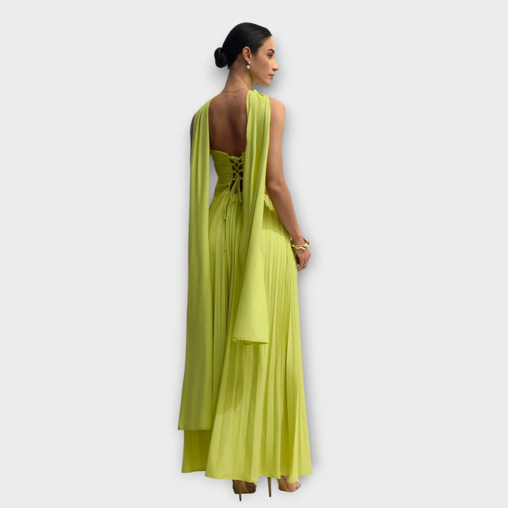 Hildaa - Elegante Vestido Largo Sin Tirantes