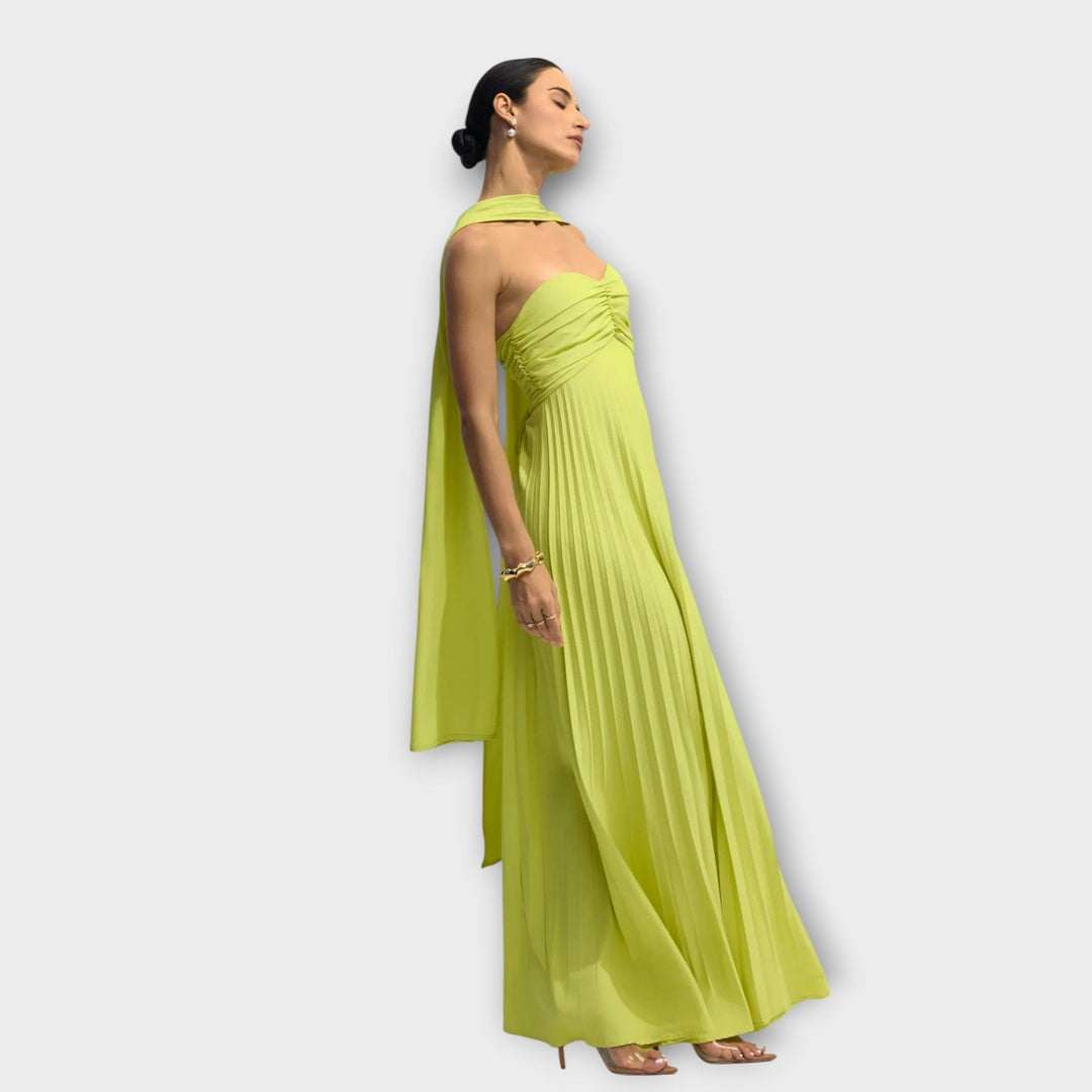 Hildaa - Elegante Vestido Largo Sin Tirantes