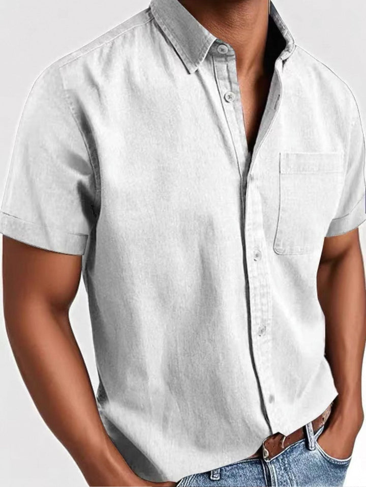 Maxence - Camisa De Manga Corta Para Verano