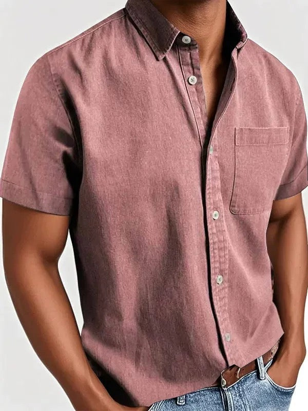 Maxence - Camisa De Manga Corta Para Verano