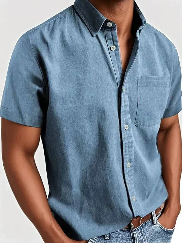Maxence - Camisa De Manga Corta Para Verano