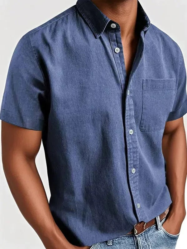 Maxence - Camisa De Manga Corta Para Verano