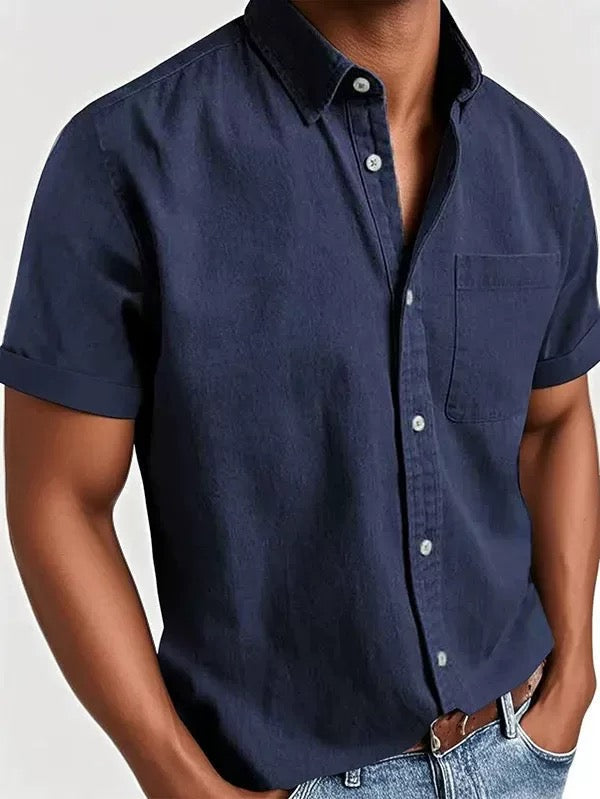 Maxence - Camisa De Manga Corta Para Verano