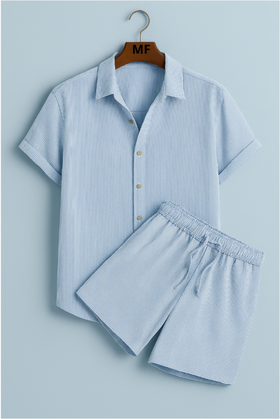Palmer - Conjunto Casual De Verano De Dos Piezas Y Manga Corta