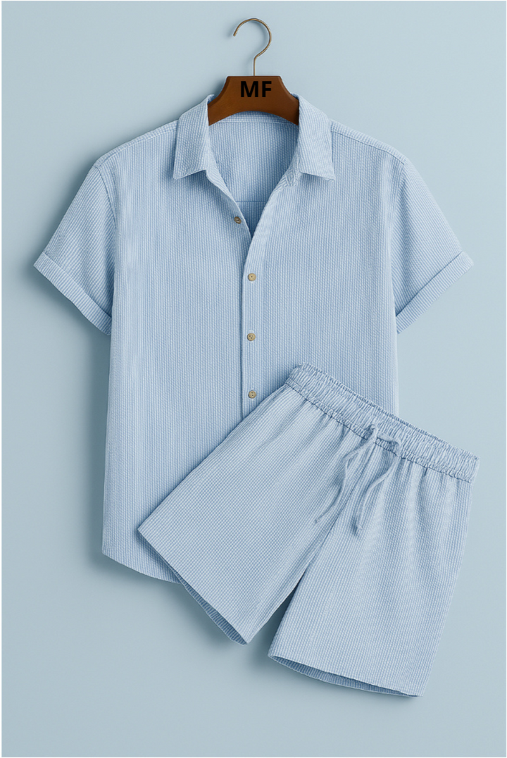 Palmer - Conjunto Casual De Verano De Dos Piezas Y Manga Corta