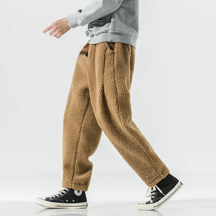 Juaib - Pantalones De Chándal De Forro Polar