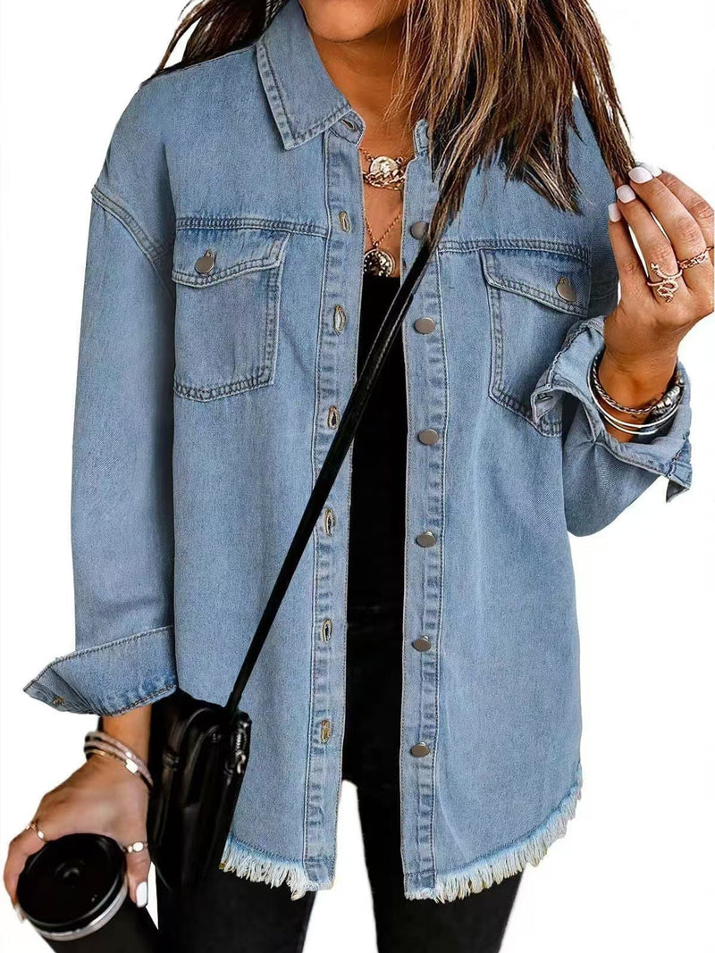 Enass - Chaqueta Vaquera Con Botones