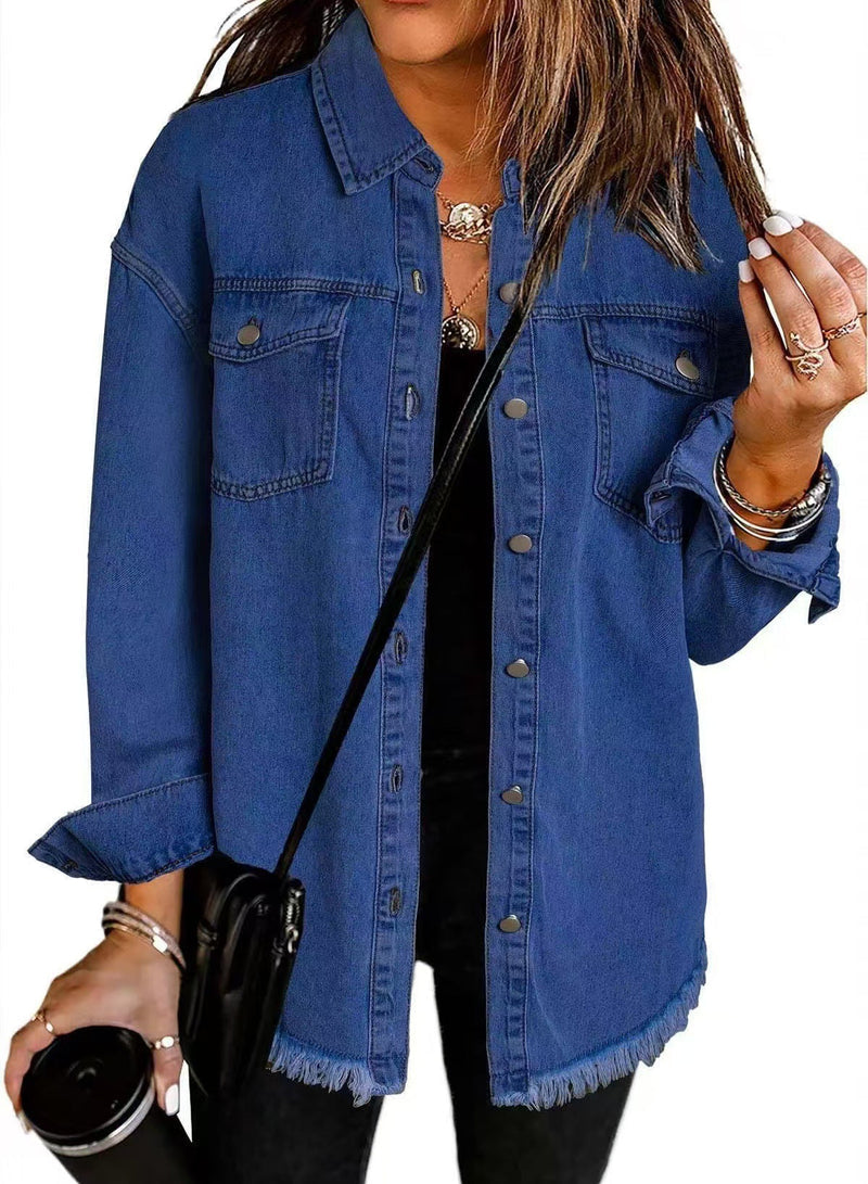Enass - Chaqueta Vaquera Con Botones
