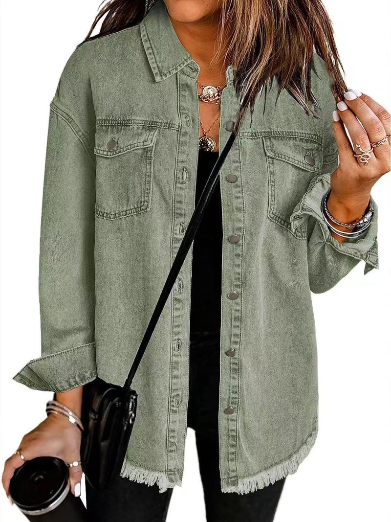 Enass - Chaqueta Vaquera Con Botones