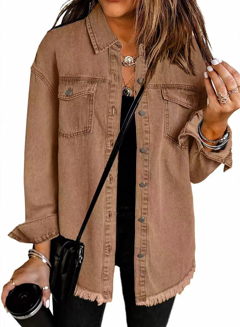 Enass - Chaqueta Vaquera Con Botones