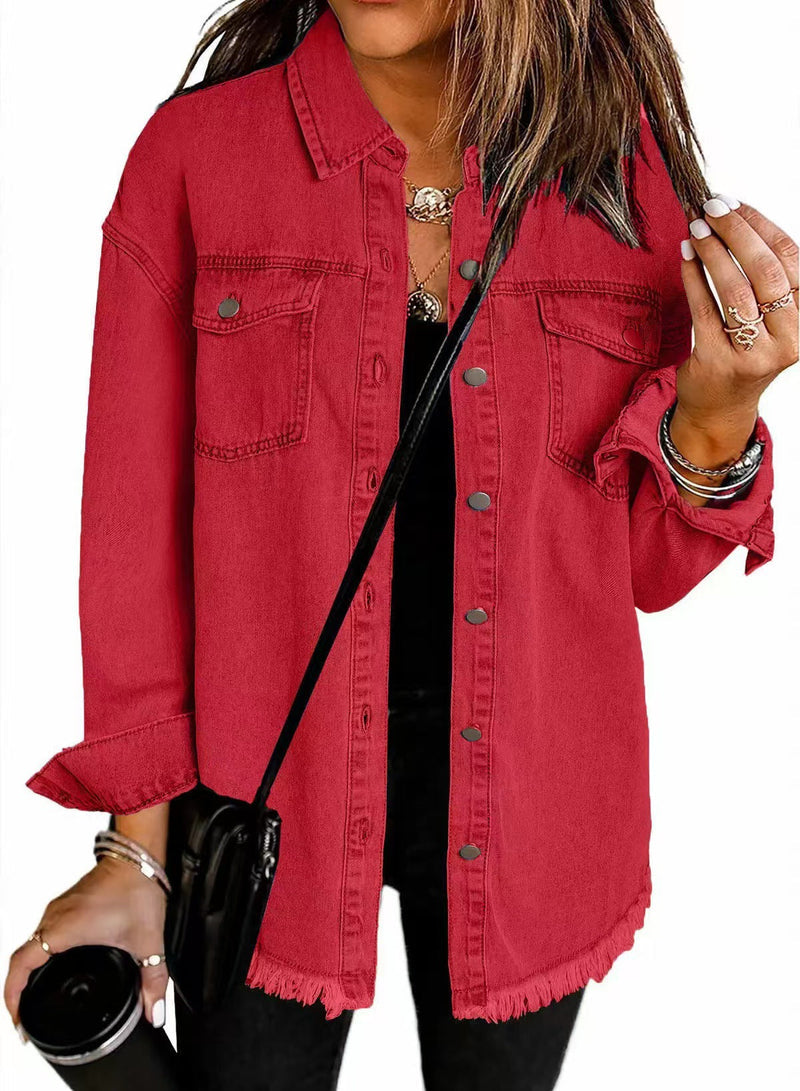 Enass - Chaqueta Vaquera Con Botones