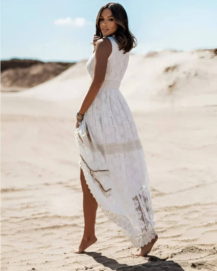 Jooli - Elegante Vestido De Estilo Bohemio