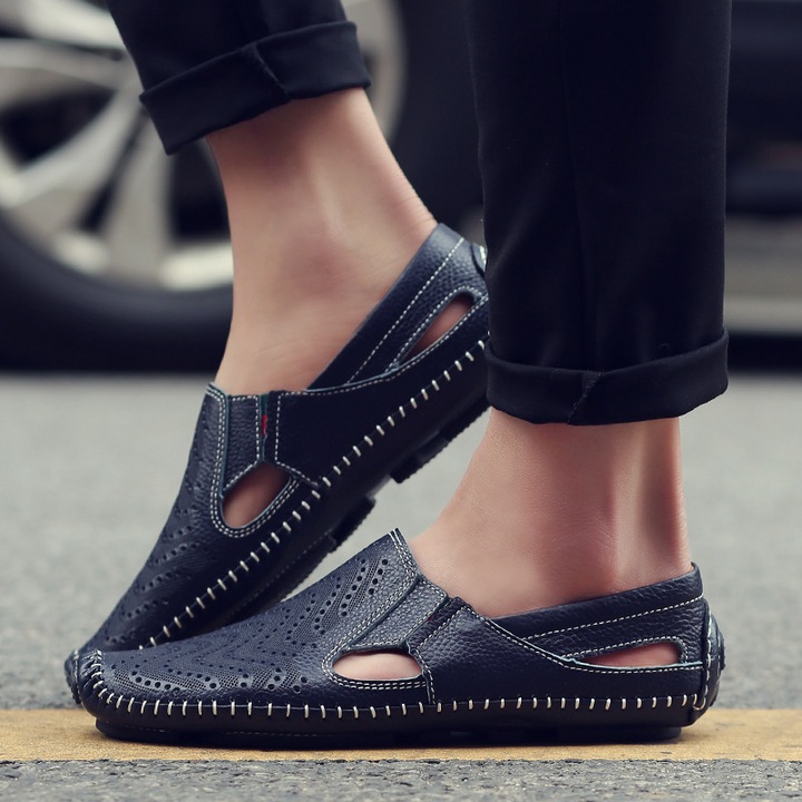 Akiva - Sandalias Cómodas De Cuero