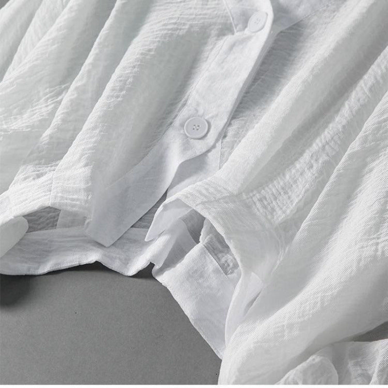 Shuhui - Blusa De Lino Prima