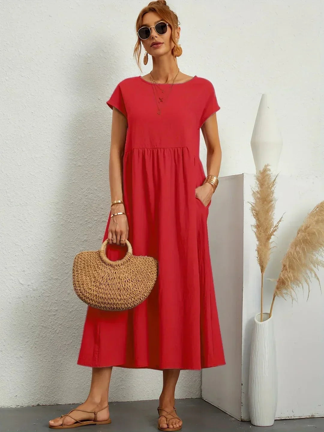 Cintia - Vestido Midi Informal