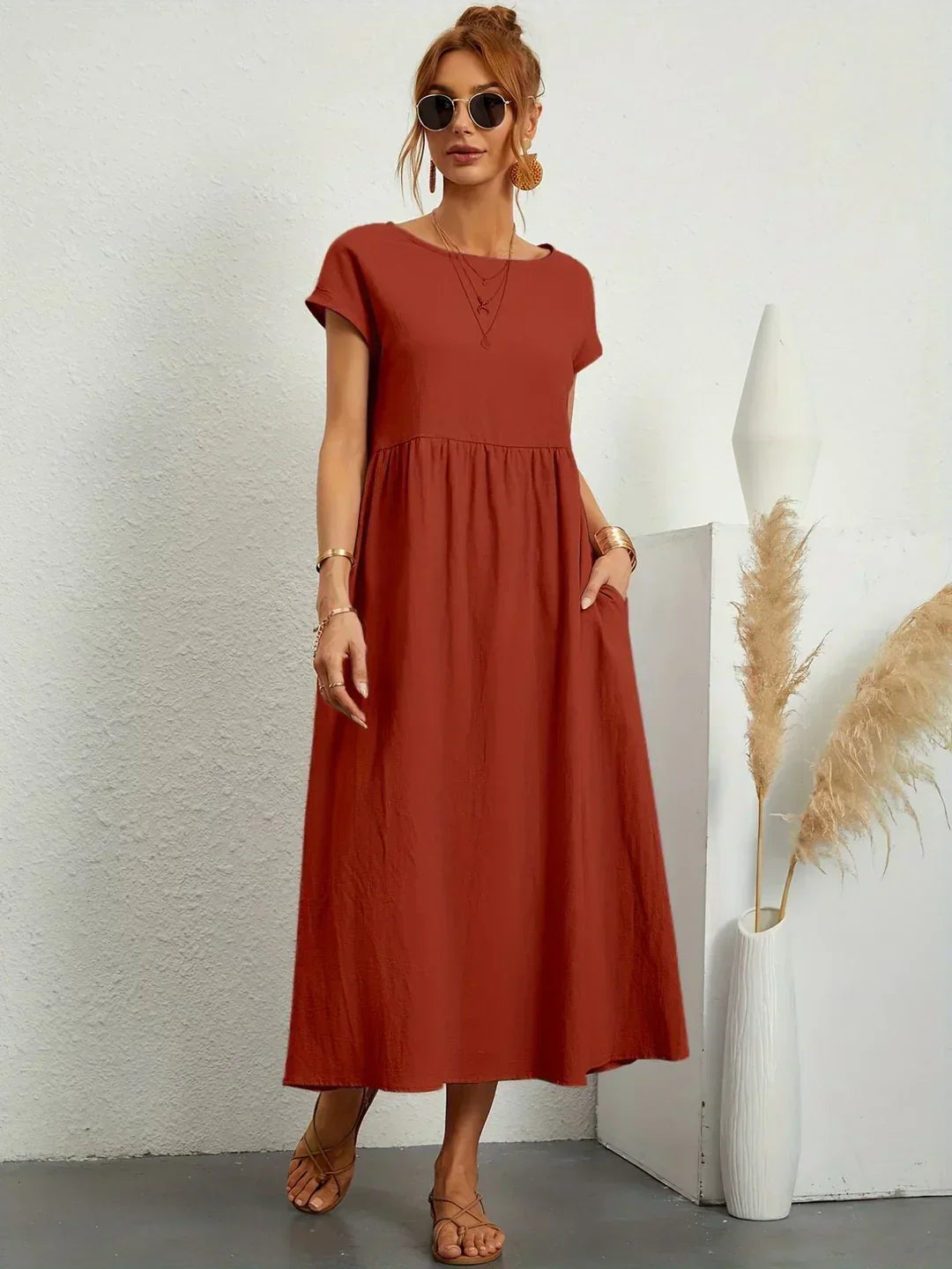 Cintia - Vestido Midi Informal