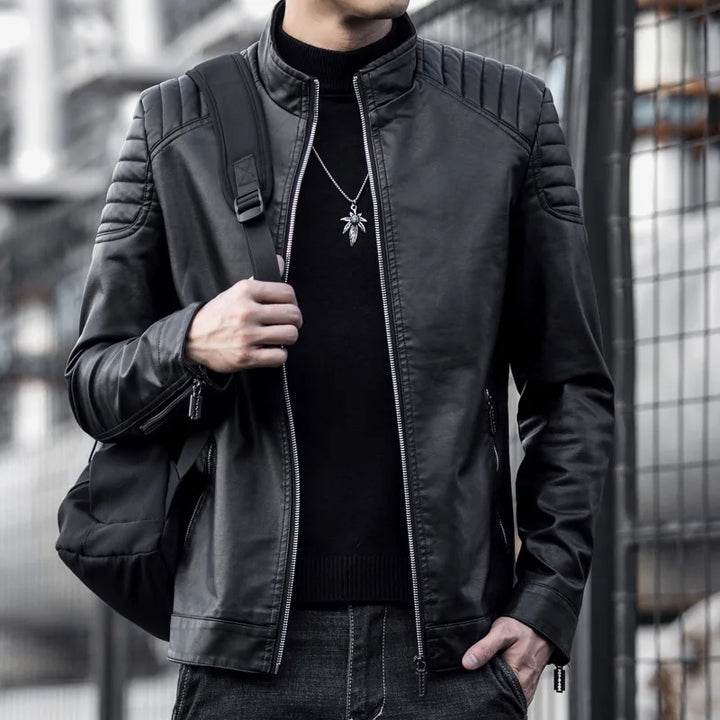Wiktor - Chaqueta De Cuero De Primera Calidad