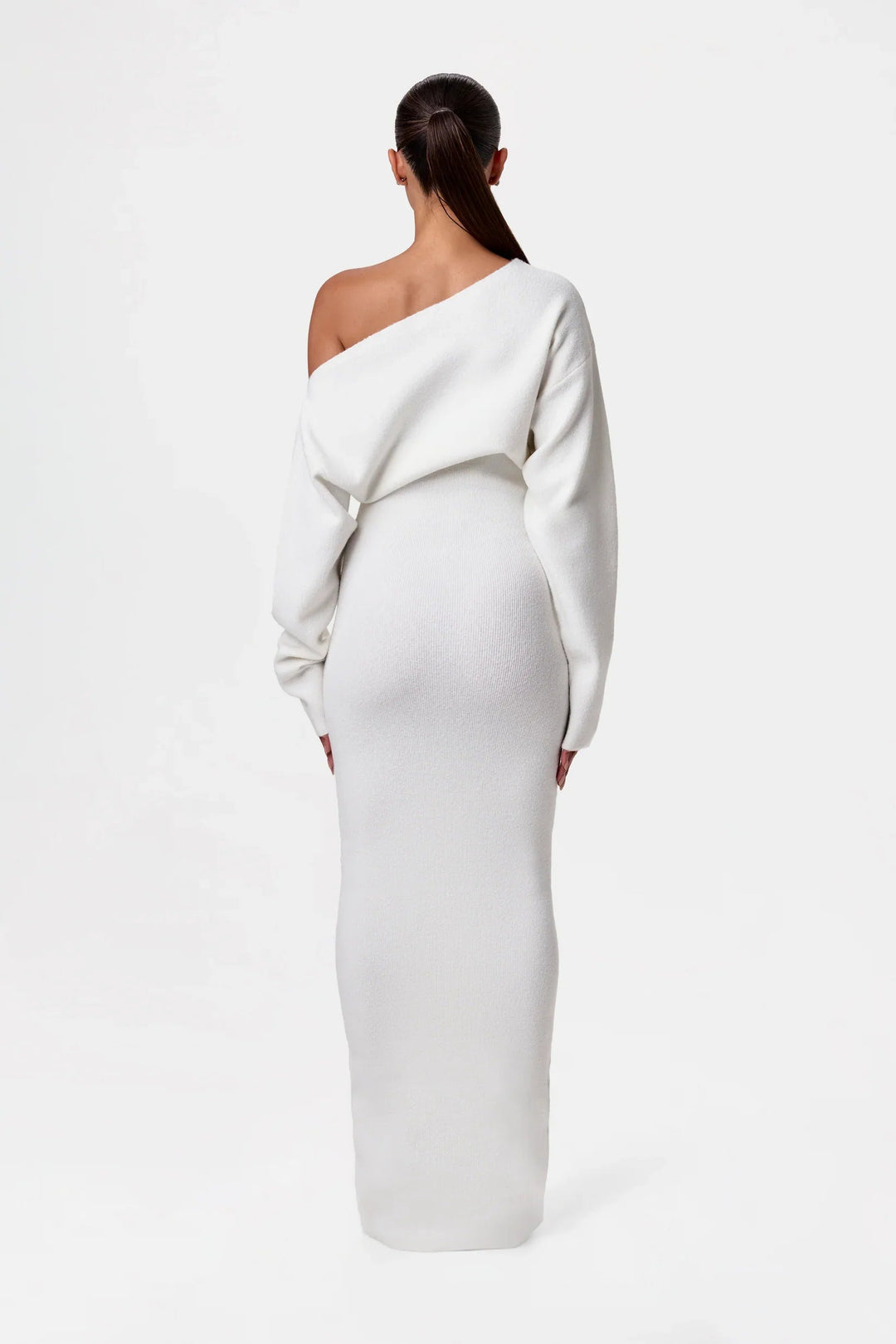 Trina - Vestido Jersey Con Hombros Descubiertos