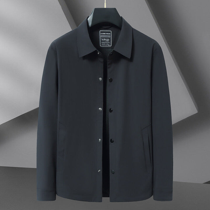 Eymen - Chaqueta de Negocios con Cuello Vuelto