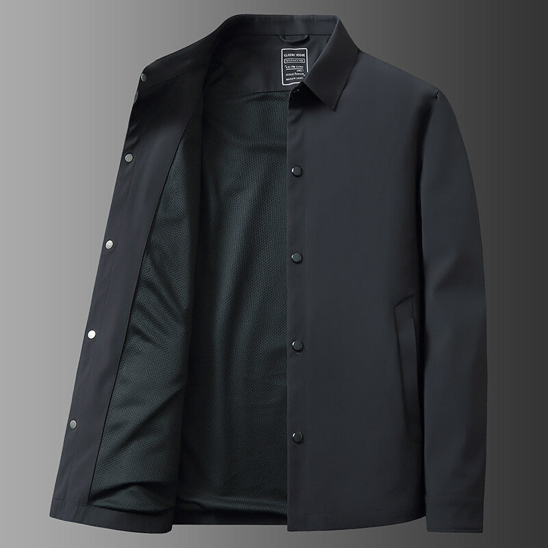 Eymen - Chaqueta de Negocios con Cuello Vuelto