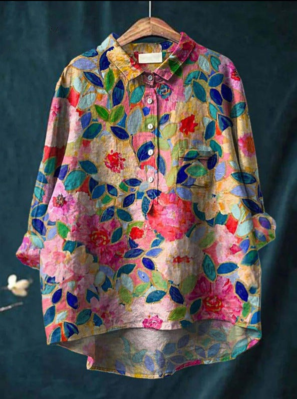 Noprat - Blusas Florales Clásicas