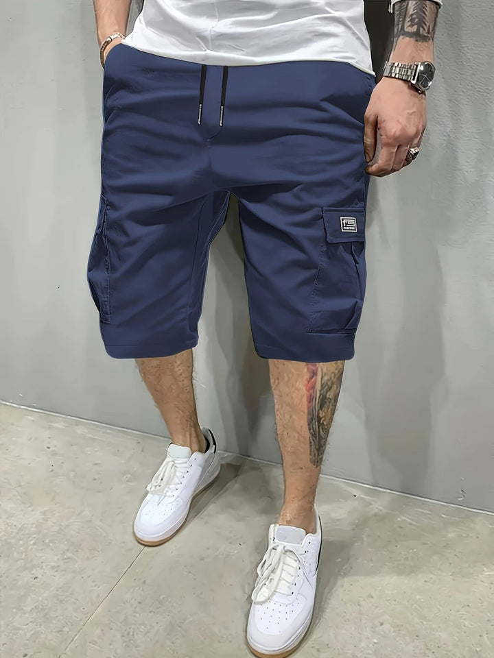 Emmitt - Multibolsillos Pantalones Cortos Tipo Cargo