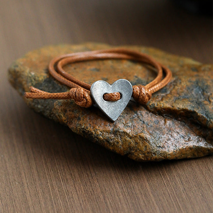 Lovenna - Pulsera Hecha a Mano con Símbolo de Corazón