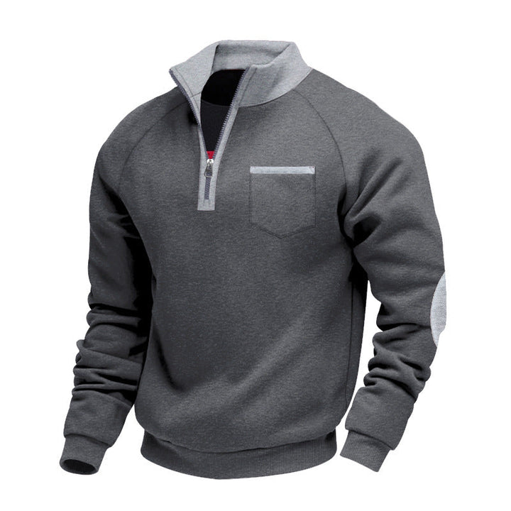 Trond - Sudadera De Felpa Con Cremallera De Un Cuarto