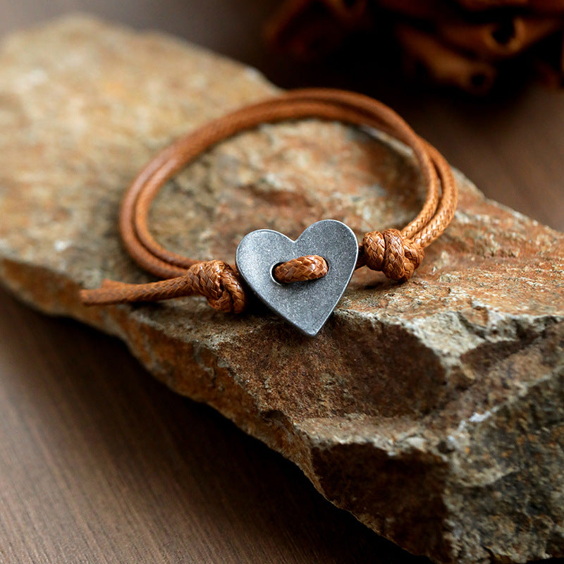 Lovenna - Pulsera Hecha a Mano con Símbolo de Corazón