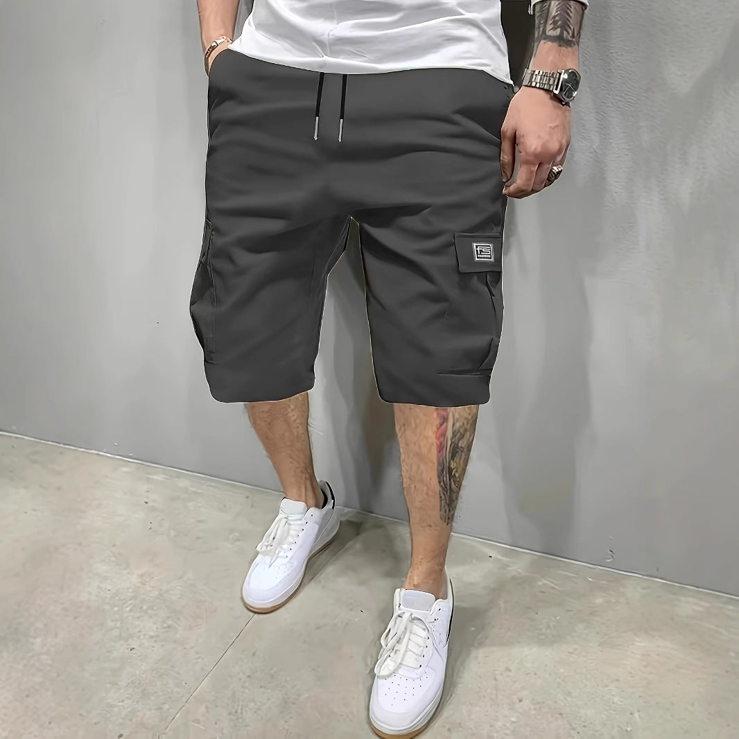 Emmitt - Multibolsillos Pantalones Cortos Tipo Cargo