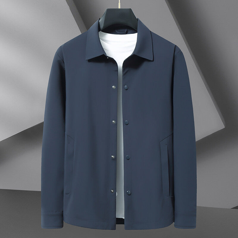 Eymen - Chaqueta de Negocios con Cuello Vuelto