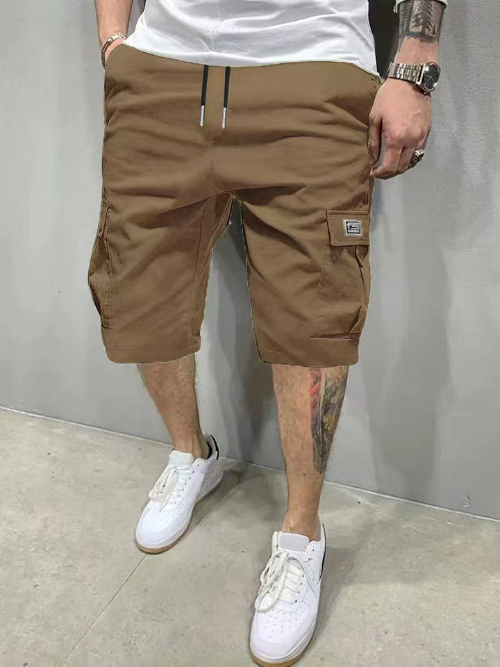 Emmitt - Multibolsillos Pantalones Cortos Tipo Cargo
