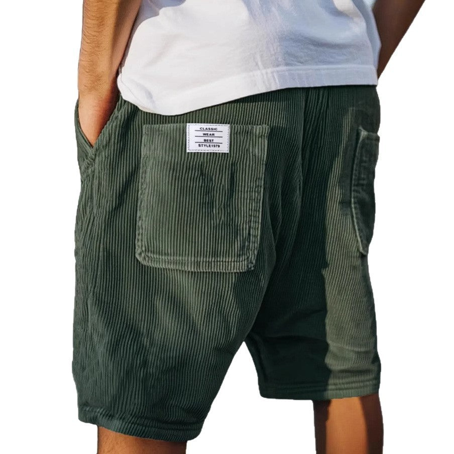 Marsel - Pantalones Cortos Elegantes De Pana