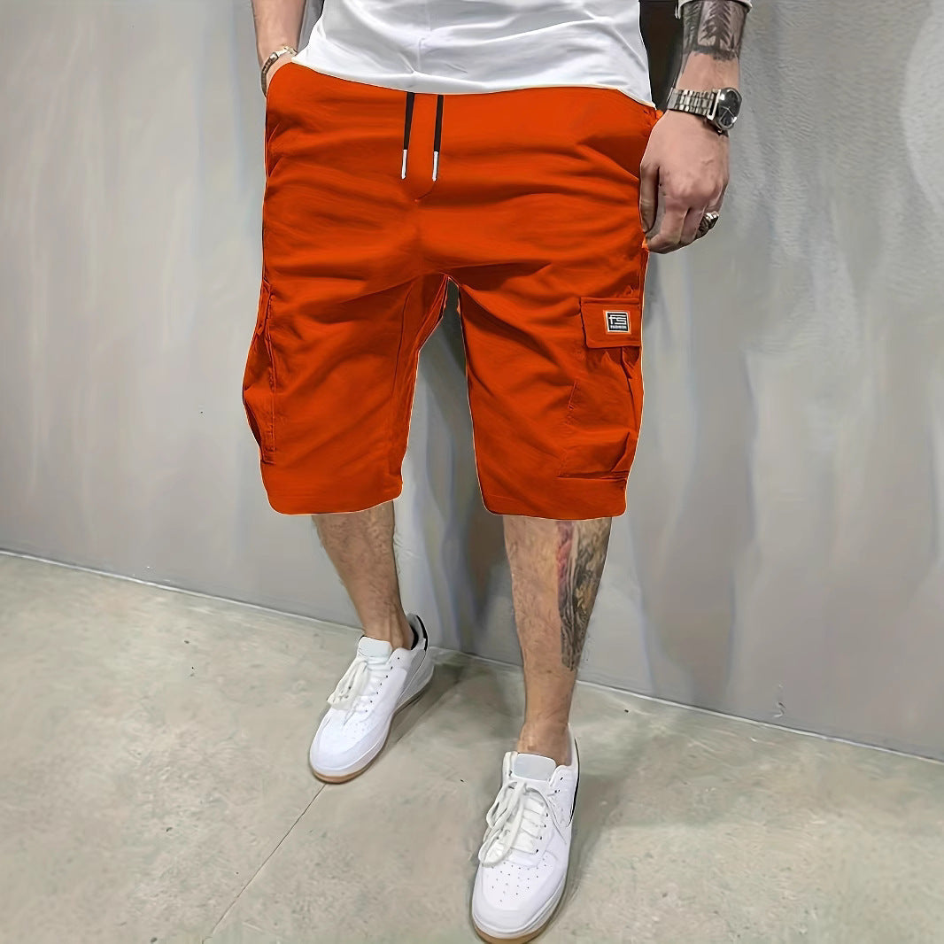 Emmitt - Multibolsillos Pantalones Cortos Tipo Cargo