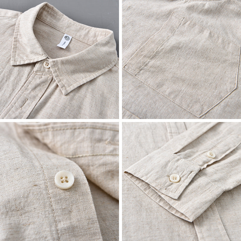 Johnson - Camisa De Lino Con Botones