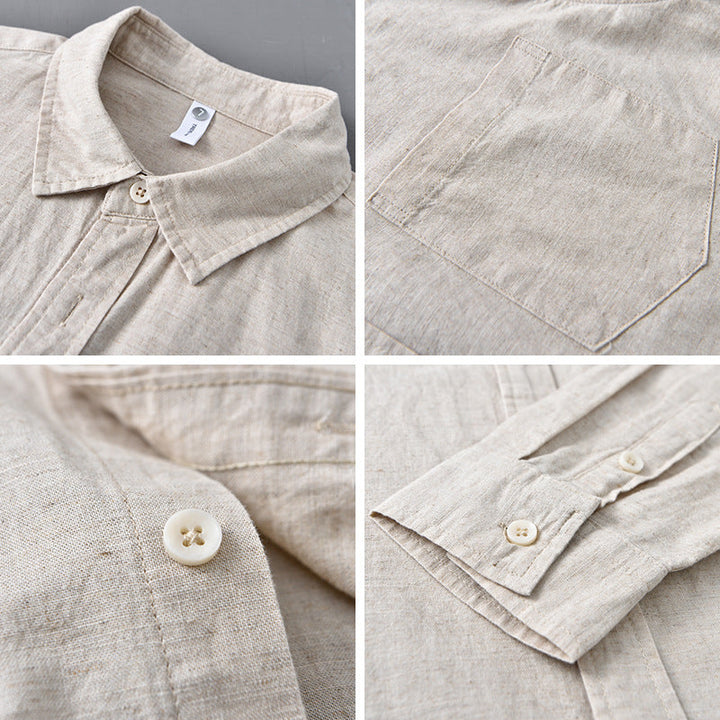 Johnson - Camisa De Lino Con Botones