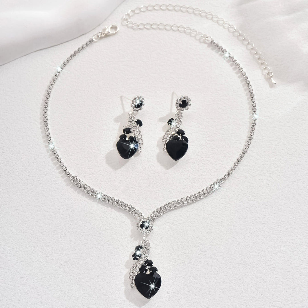 Lelia - Collar De Brillantes Juego De Pendientes