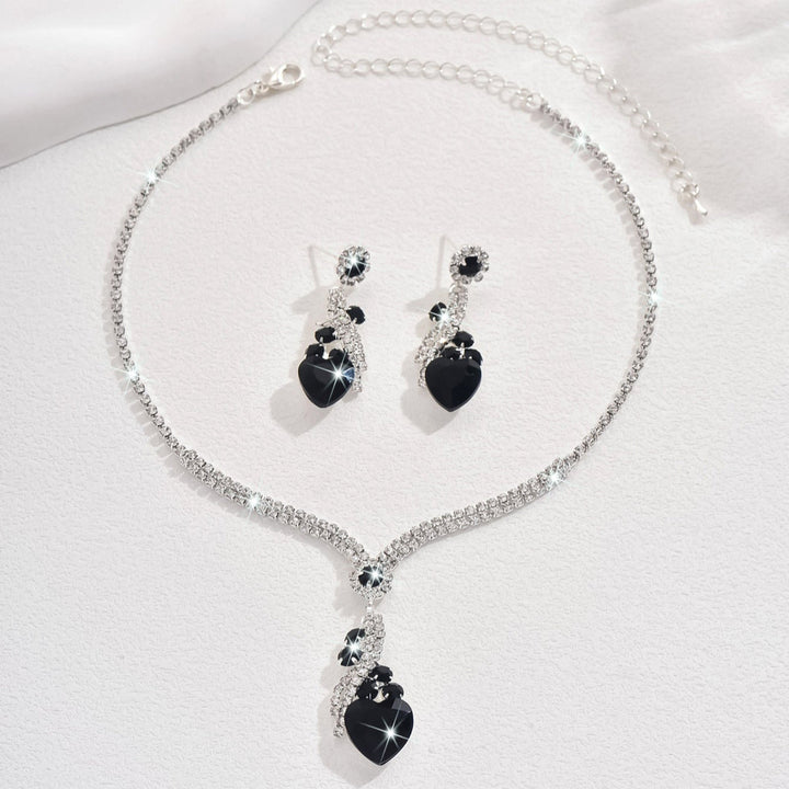 Lelia - Collar De Brillantes Juego De Pendientes