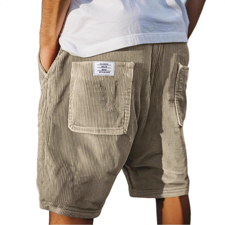 Marsel - Pantalones Cortos Elegantes De Pana